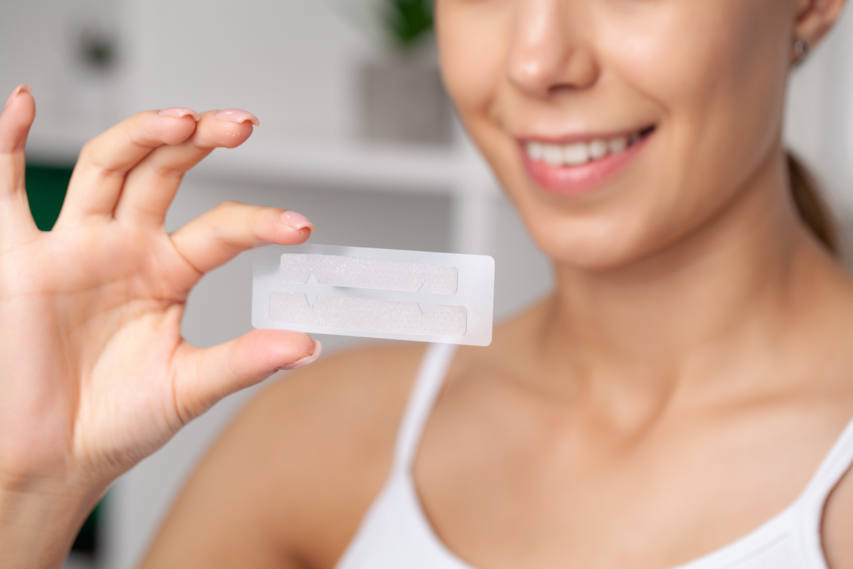 Whitening Strips and Brushing